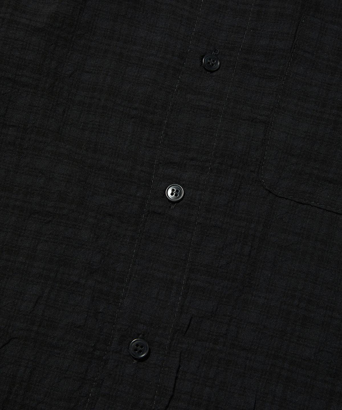 스웨이드(SUADE) WASHED SHIRT [BLACK]
