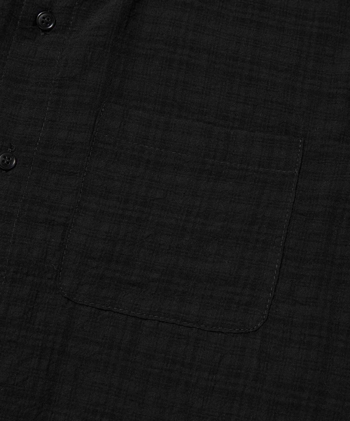 스웨이드(SUADE) WASHED SHIRT [BLACK]