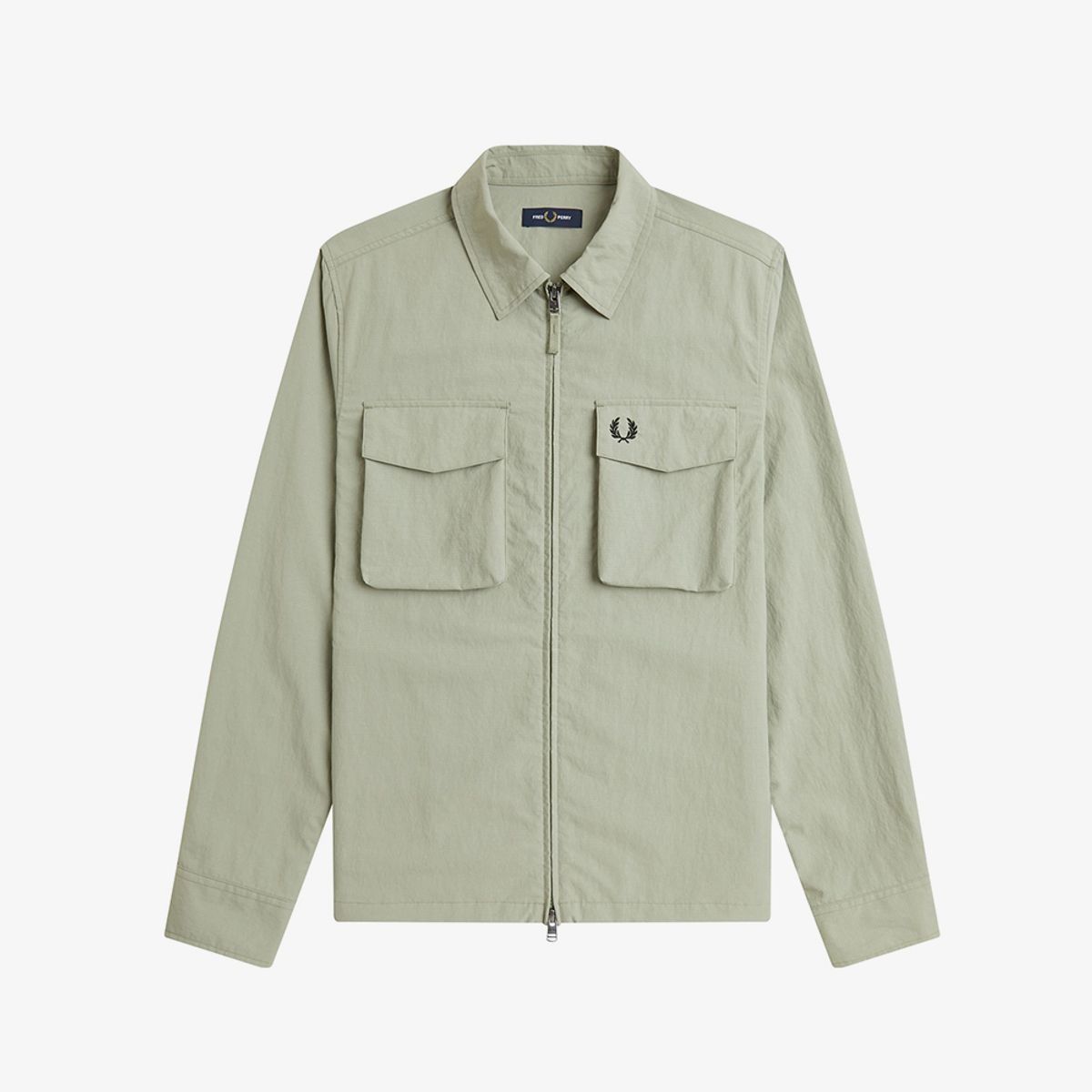 프레드페리(FRED PERRY) [Sport] 립스탑 포켓 오버셔츠 - 시그래스 AFPM2612402-M37