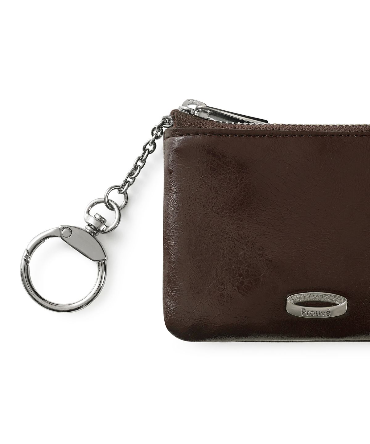 프루베(PROUVE) PR ZIPPER POCKET WALLET - DARK BROWN