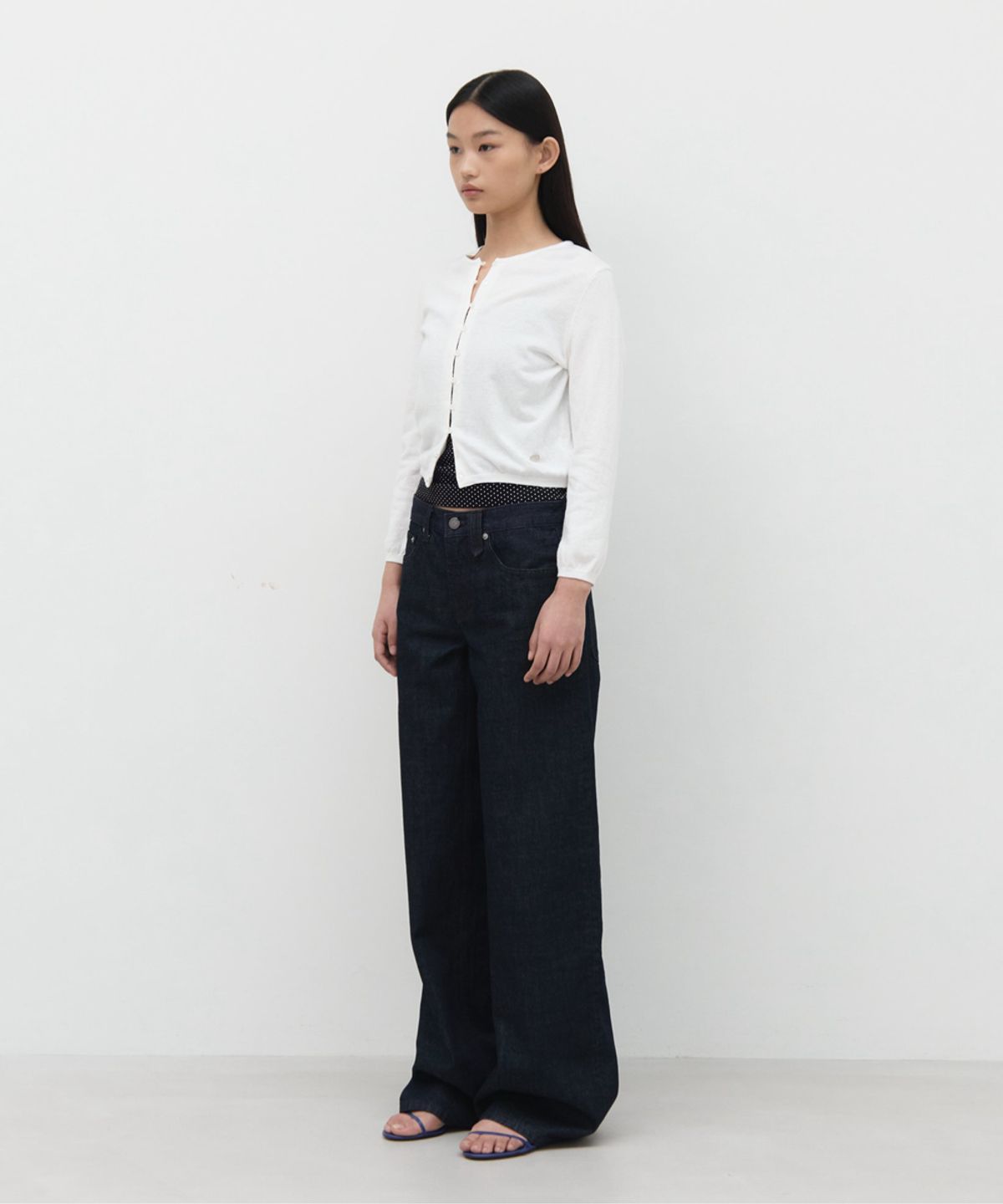 지비에이치 어패럴(GBH APPAREL) WIDE STRAIGHT FIT JEANS / INDIGO