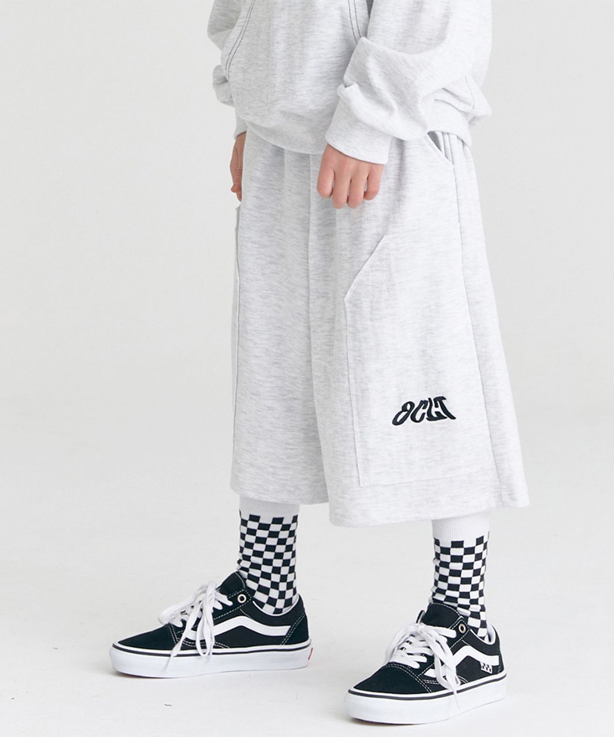 오실롯 주니어(OCELOT JUNIOR) 특양면 F14 데일리 버뮤다팬츠 (라이트그레이)