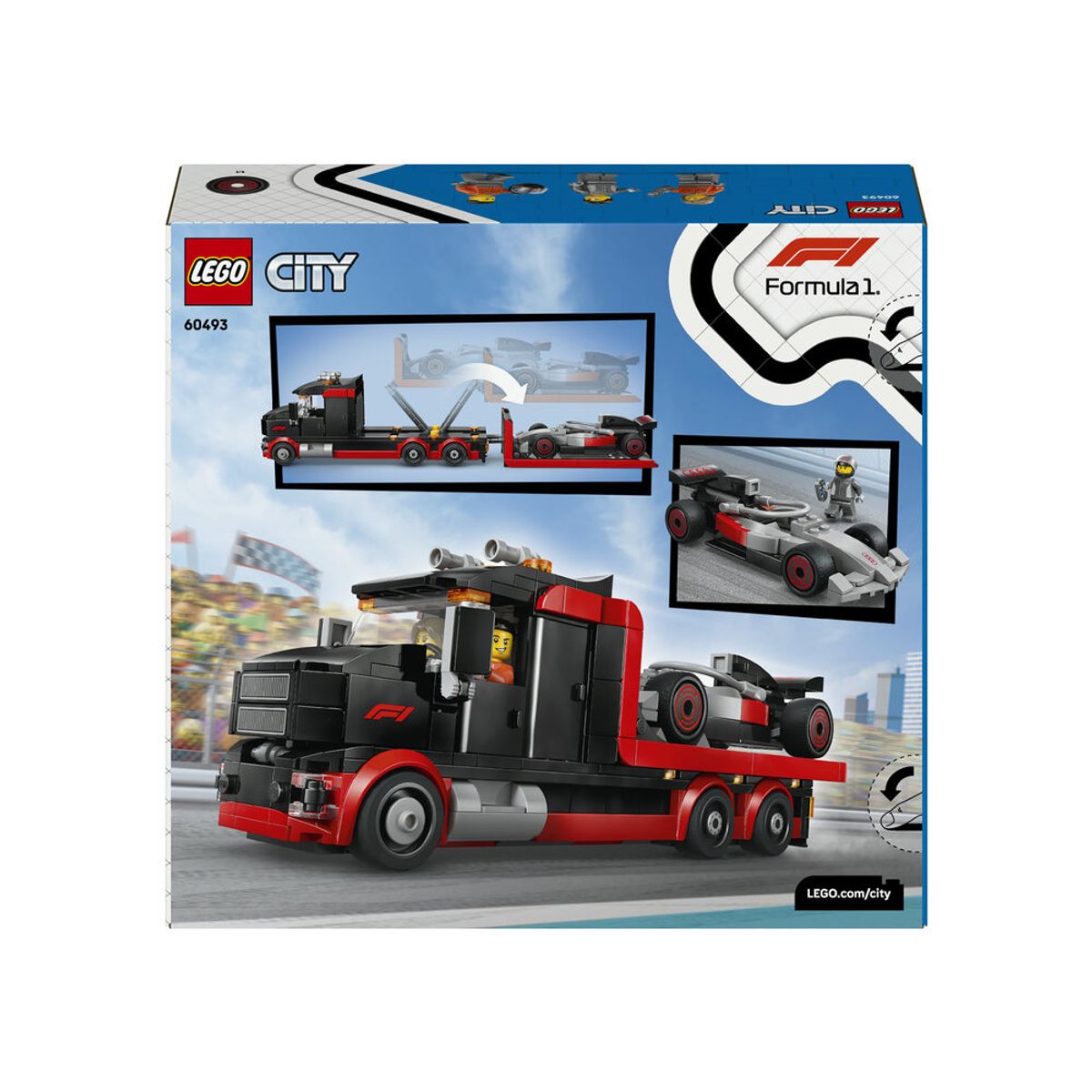 레고(LEGO) 레고 시티 60493 F1® 전시용 트럭과 Audi F1® 레이스카 [레고공식]