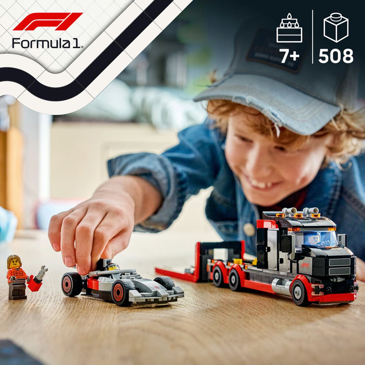 레고(LEGO) 레고 시티 60493 F1® 전시용 트럭과 Audi F1® 레이스카 [레고공식]