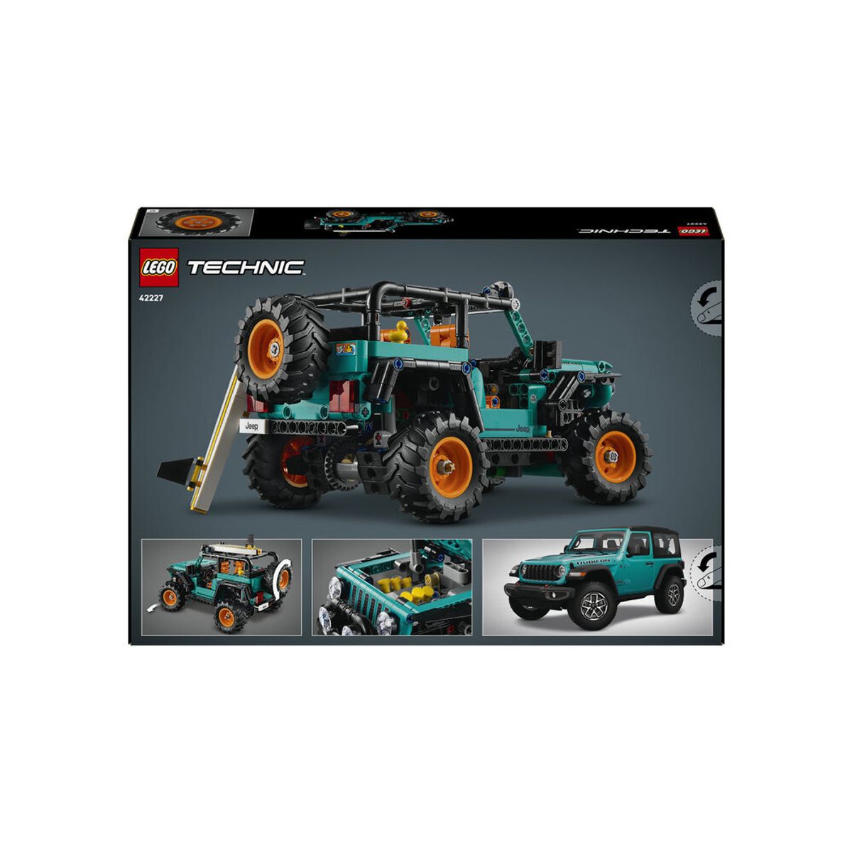 레고(LEGO) 레고 테크닉 42227 Jeep® Wrangler Rubicon SUV [레고공식]