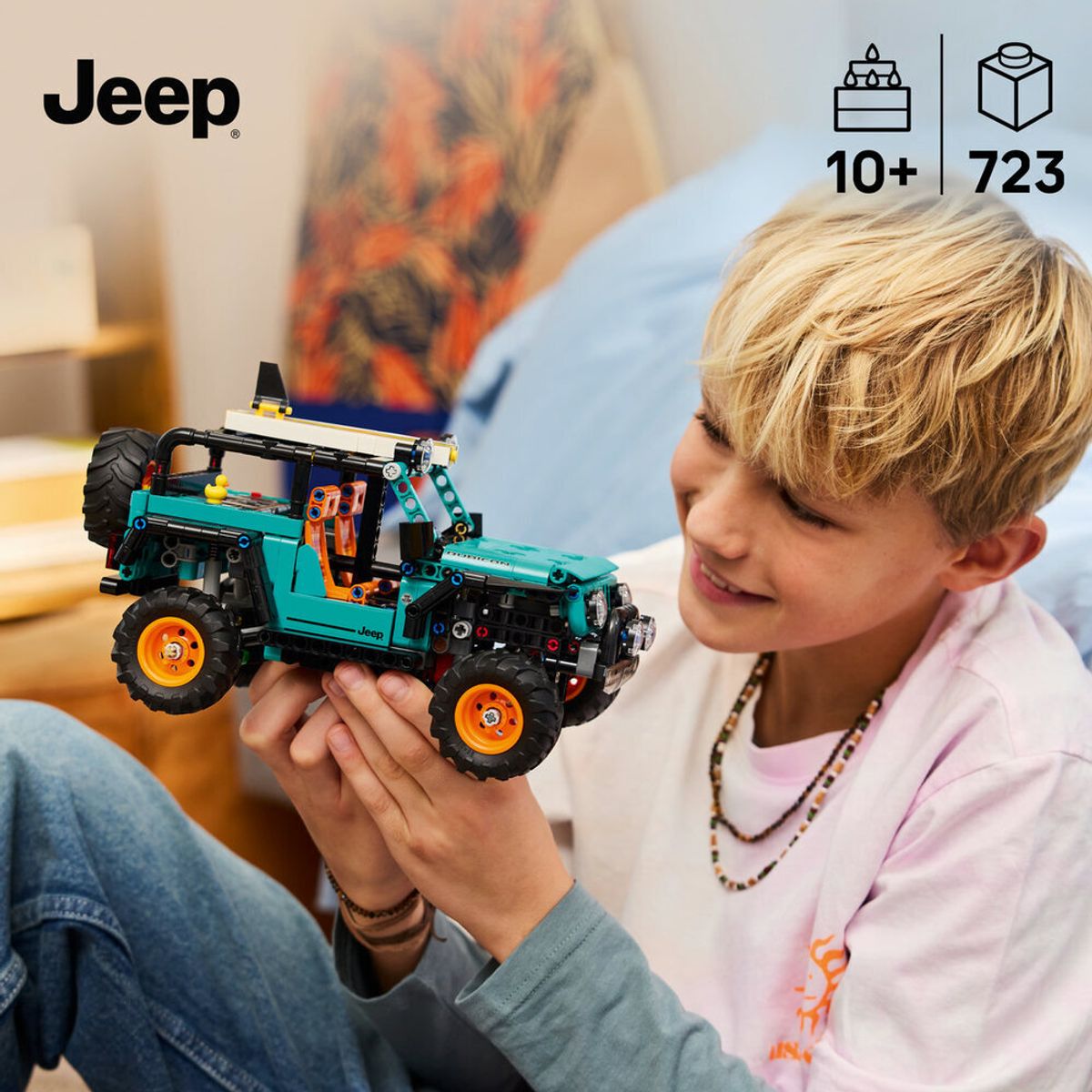 레고(LEGO) 레고 테크닉 42227 Jeep® Wrangler Rubicon SUV [레고공식]
