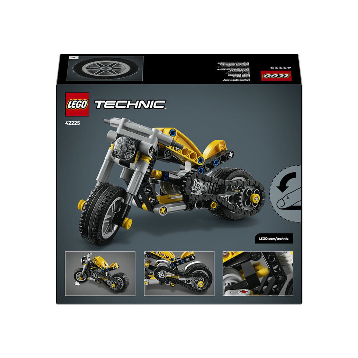 레고(LEGO) 레고 테크닉 42225 노란색 모터바이크 [레고공식]