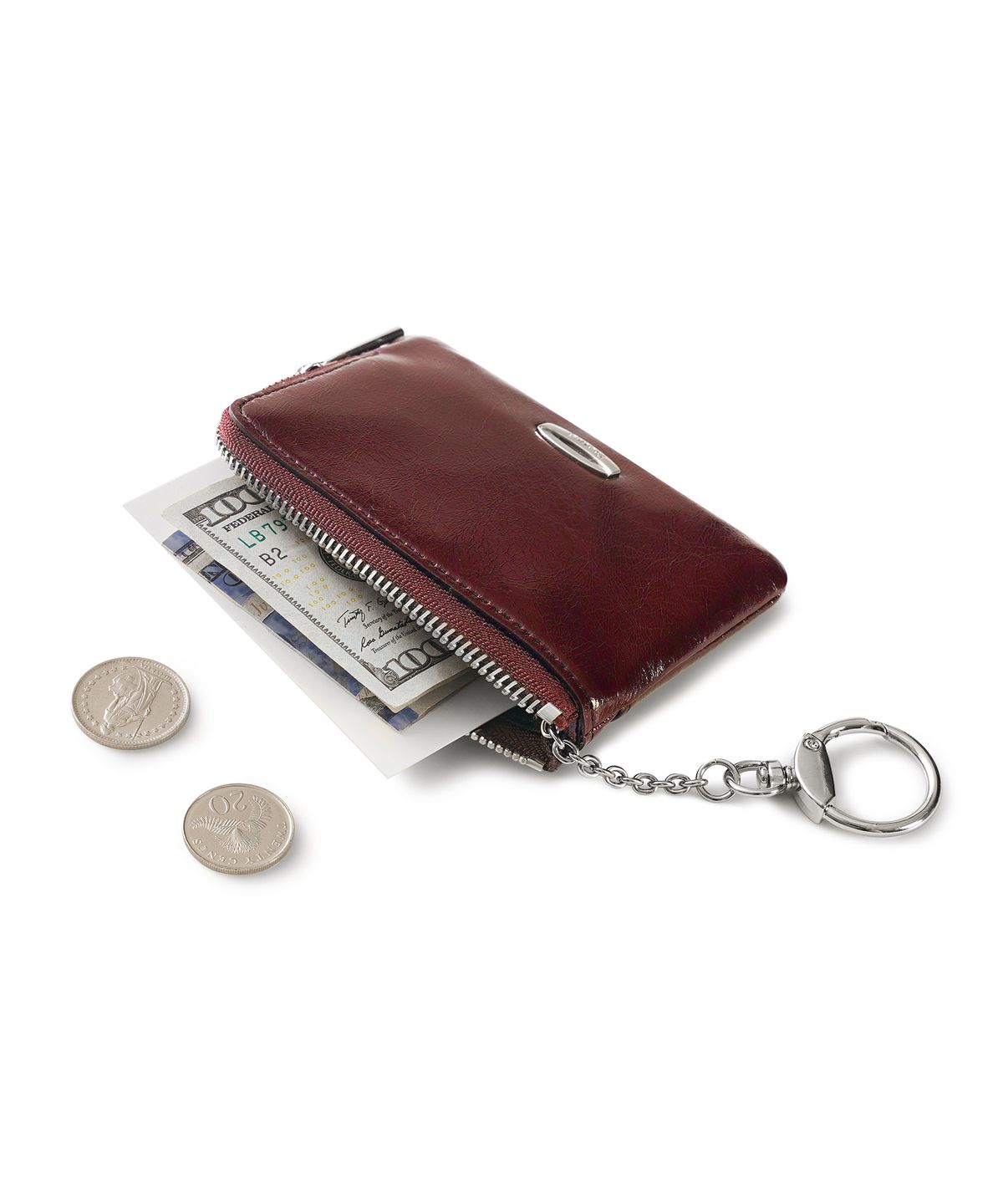 프루베(PROUVE) PR ZIPPER POCKET WALLET - BURGUNDY