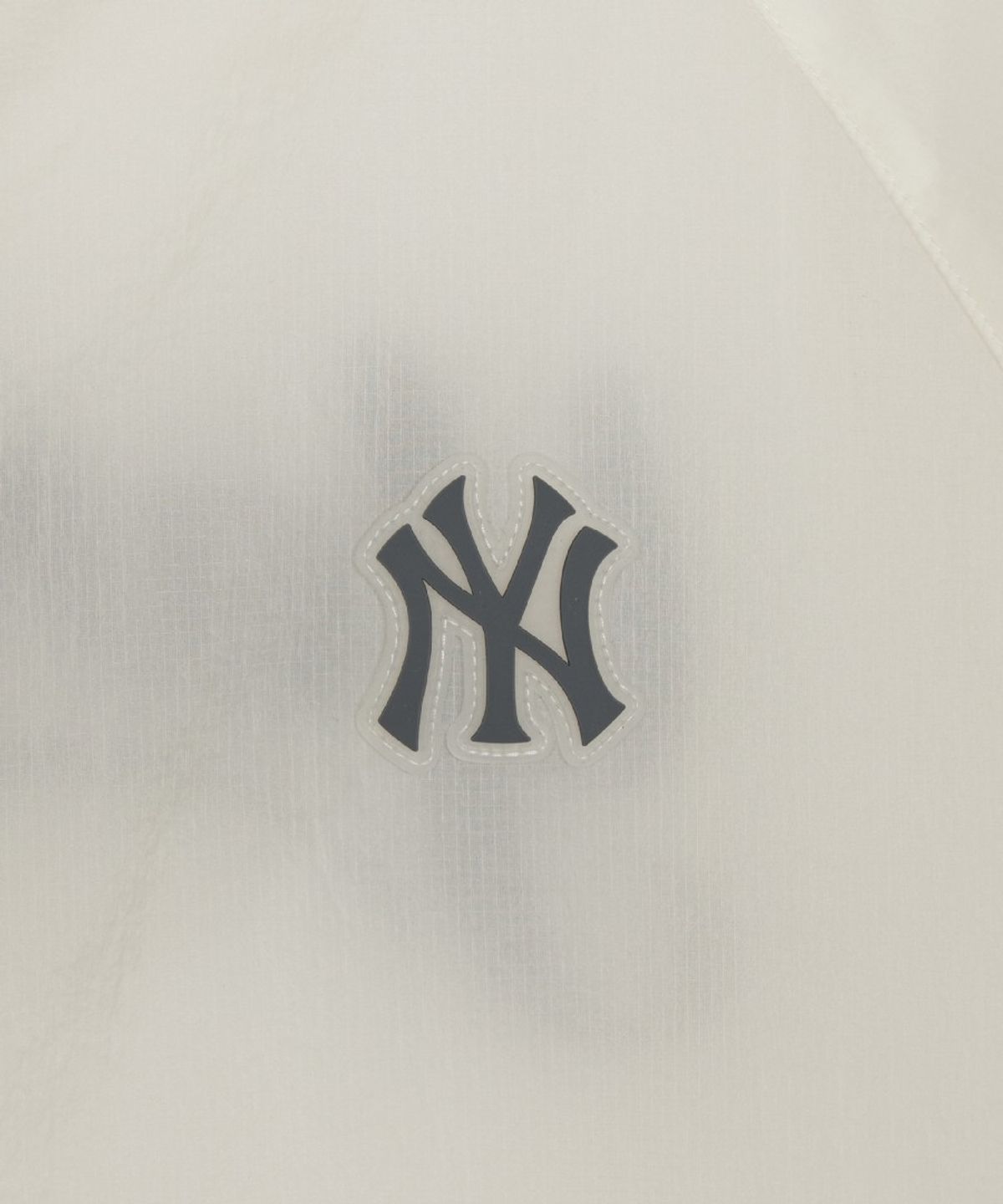 엠엘비(MLB) 여성 스포티브 컬시브 로고 스탠넥 바람막이 NY (Ivory)