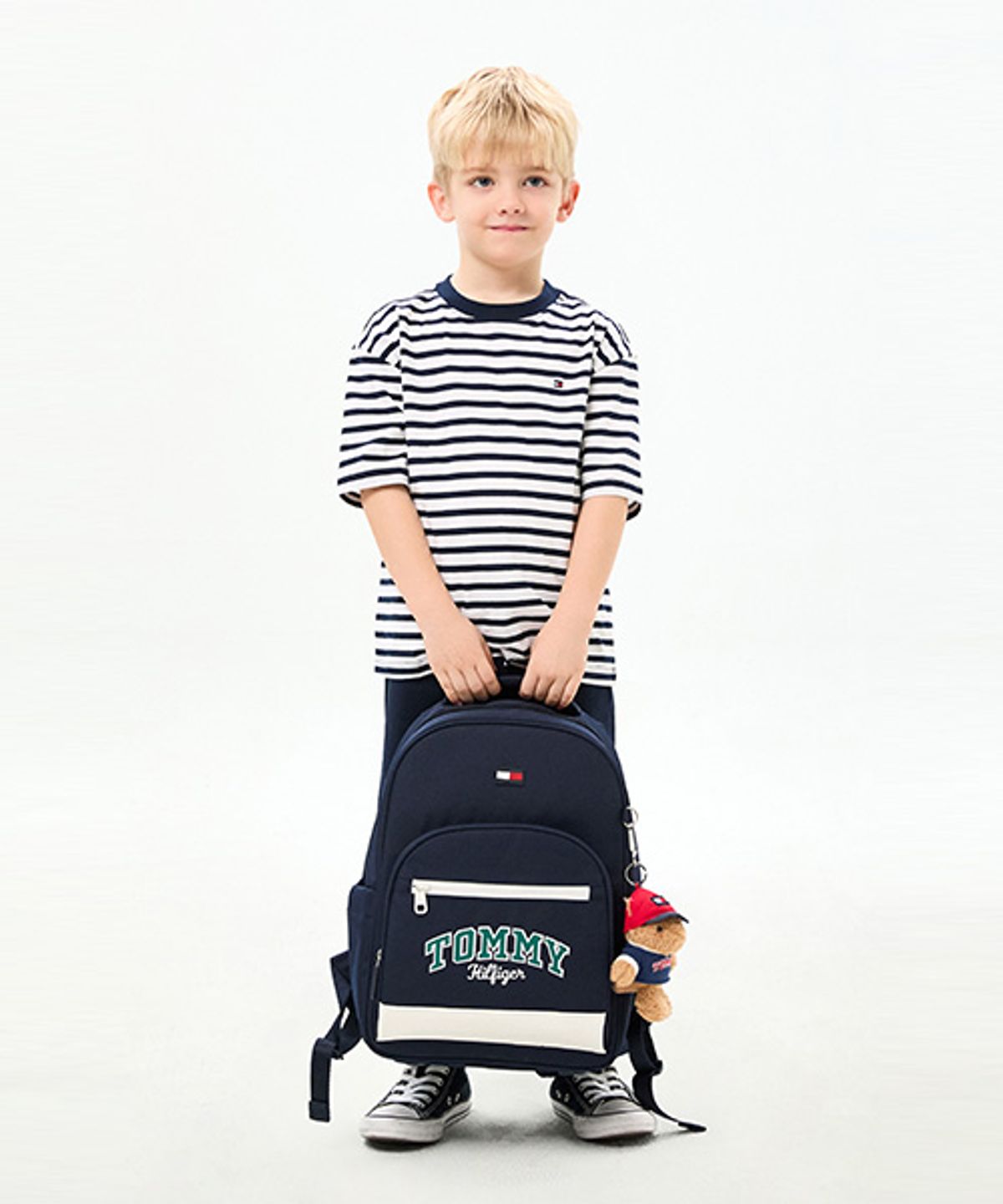 타미힐피거 키즈(TOMMY HILFIGER KIDS) 에센셜 스트라이프 티셔츠