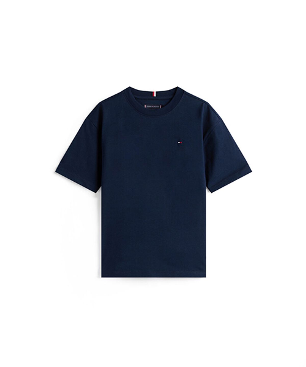 타미힐피거 키즈(TOMMY HILFIGER KIDS) 에센셜 아카이브핏 크루넥 티셔츠