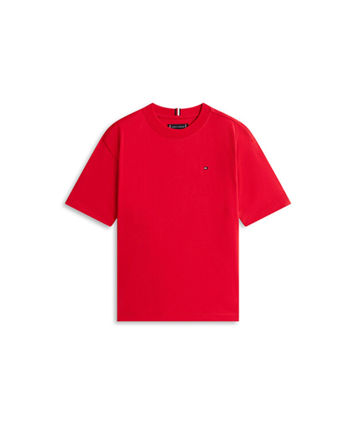타미힐피거 키즈(TOMMY HILFIGER KIDS) 에센셜 아카이브핏 크루넥 티셔츠