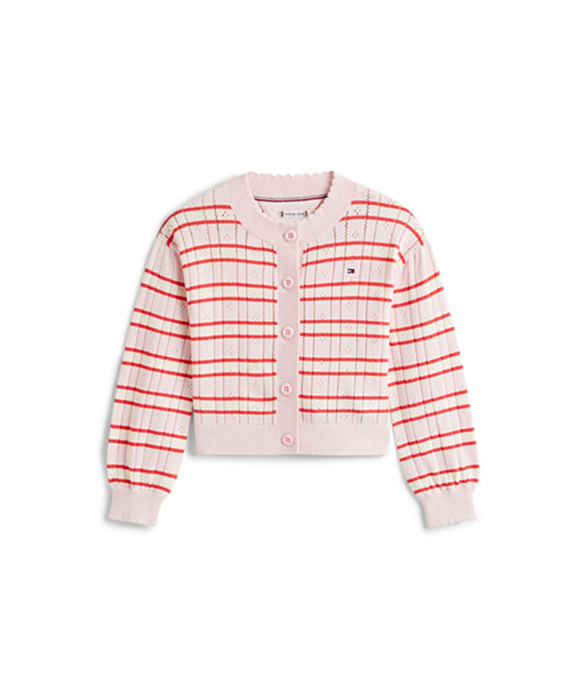 타미힐피거 키즈(TOMMY HILFIGER KIDS) 멀티 스트라이프 가디건