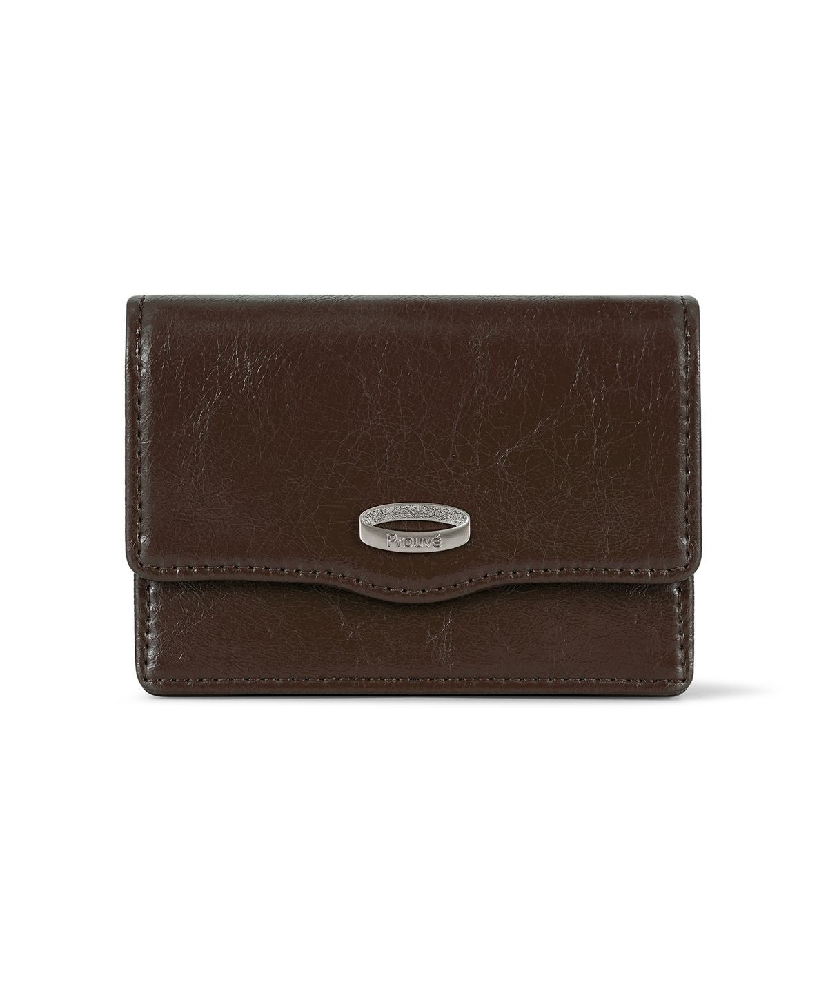 프루베(PROUVE) PR ACCORDION WALLET - DARK BROWN