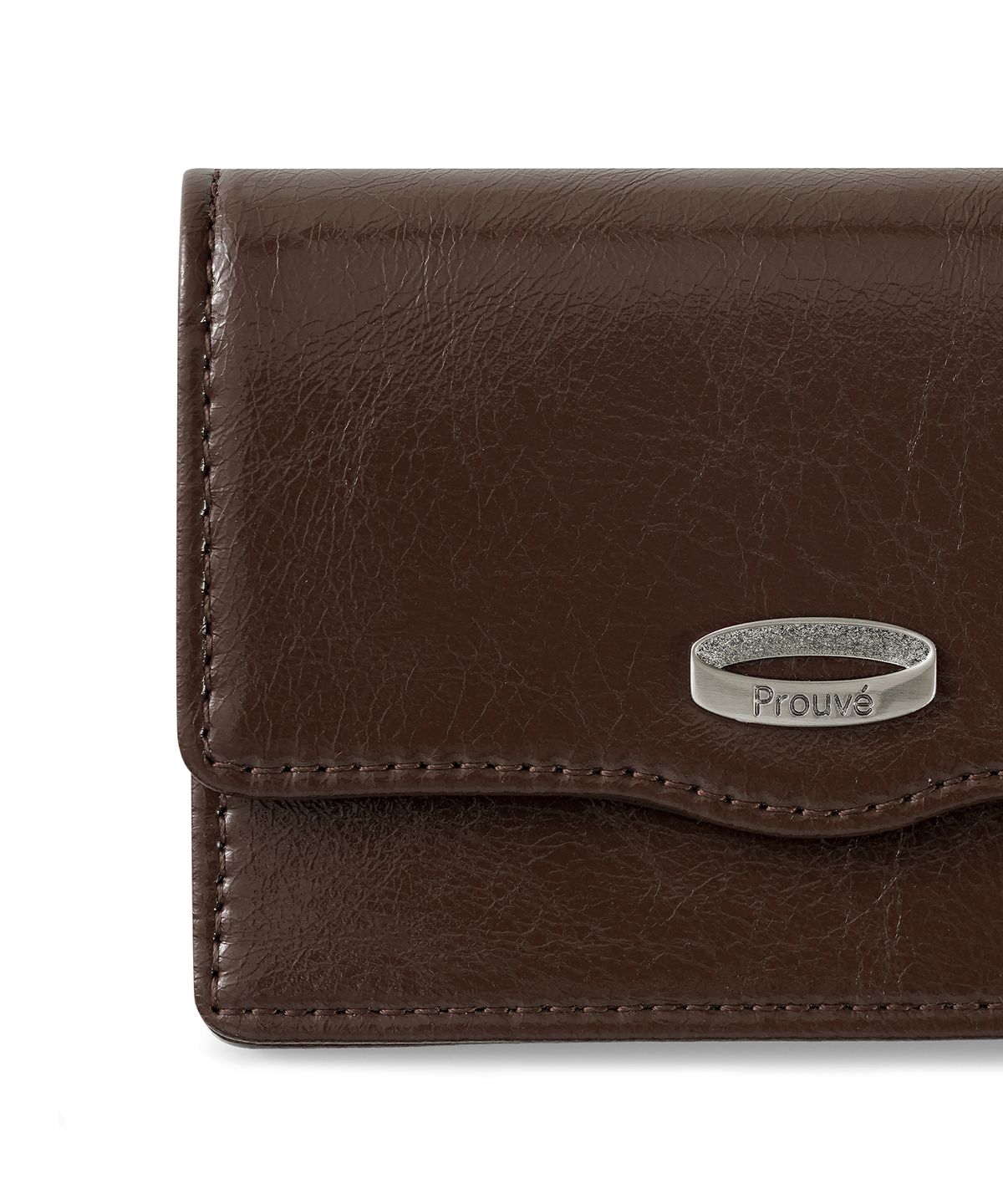 프루베(PROUVE) PR ACCORDION WALLET - DARK BROWN