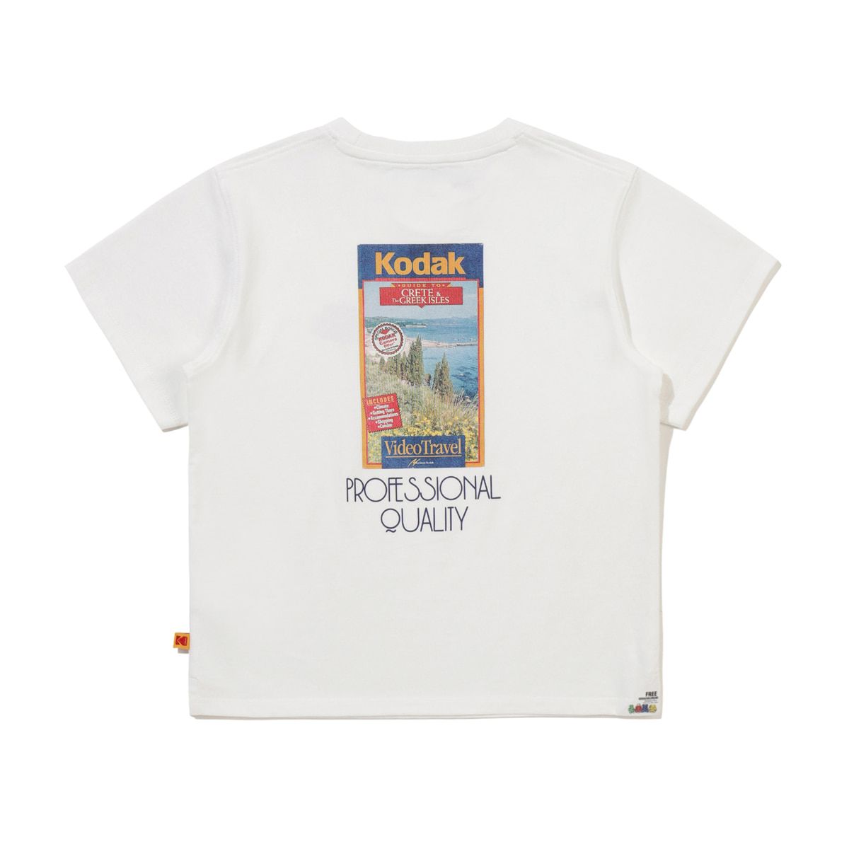 코닥 키즈(KODAK KIDS) RGB 데님 에어로쿨 반팔티셔츠 키즈 WHITE