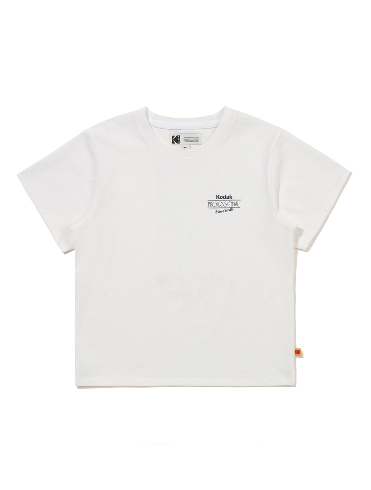 코닥 키즈(KODAK KIDS) RGB 데님 에어로쿨 반팔티셔츠 키즈 WHITE