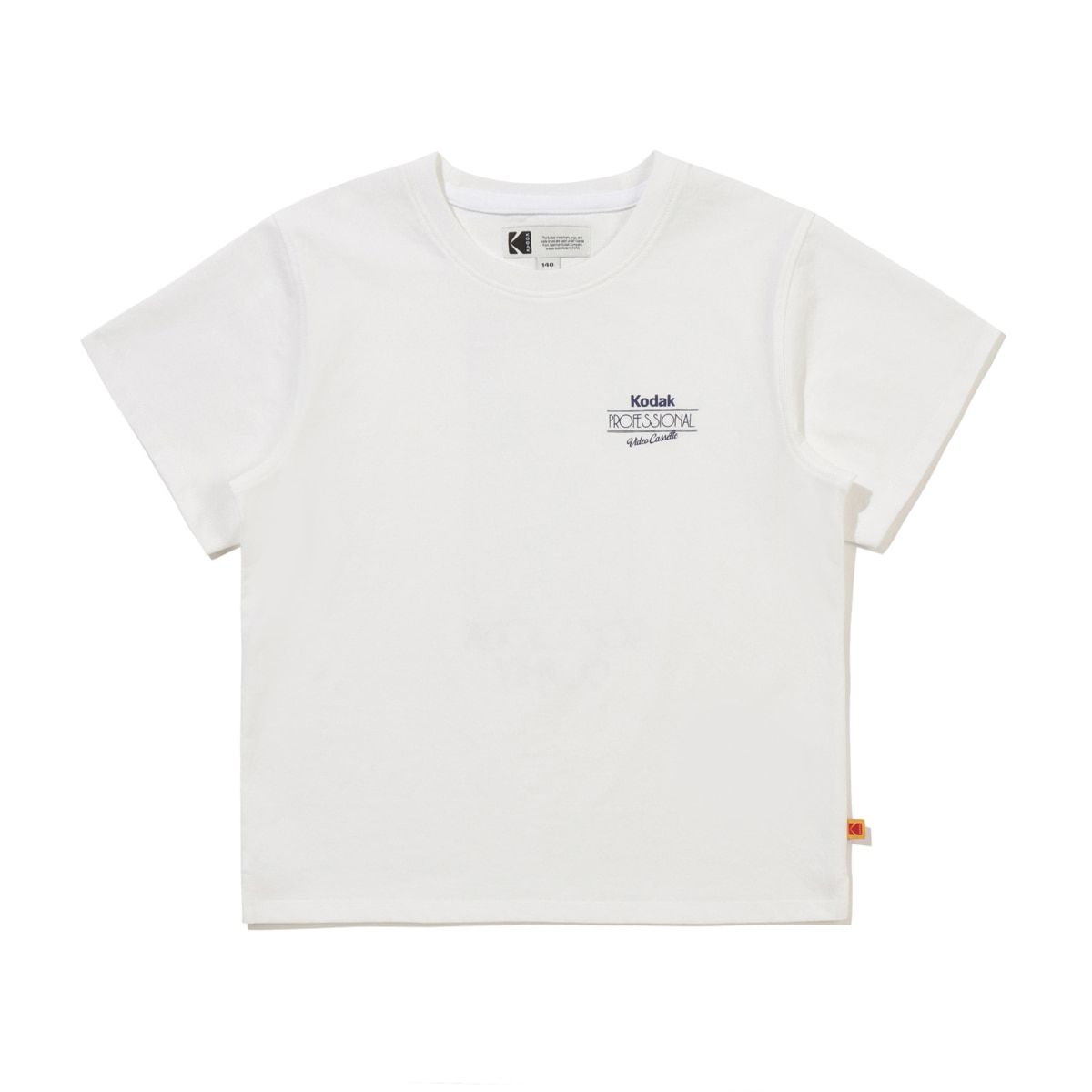 코닥 키즈(KODAK KIDS) RGB 데님 에어로쿨 반팔티셔츠 키즈 WHITE