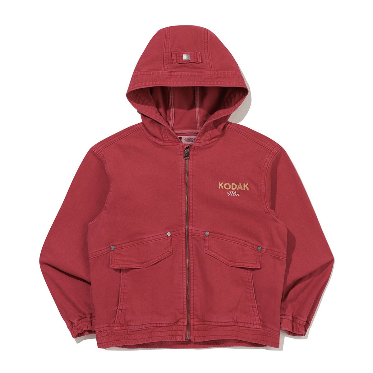 코닥 키즈(KODAK KIDS) RGB 데님 후드 자켓 키즈 RED