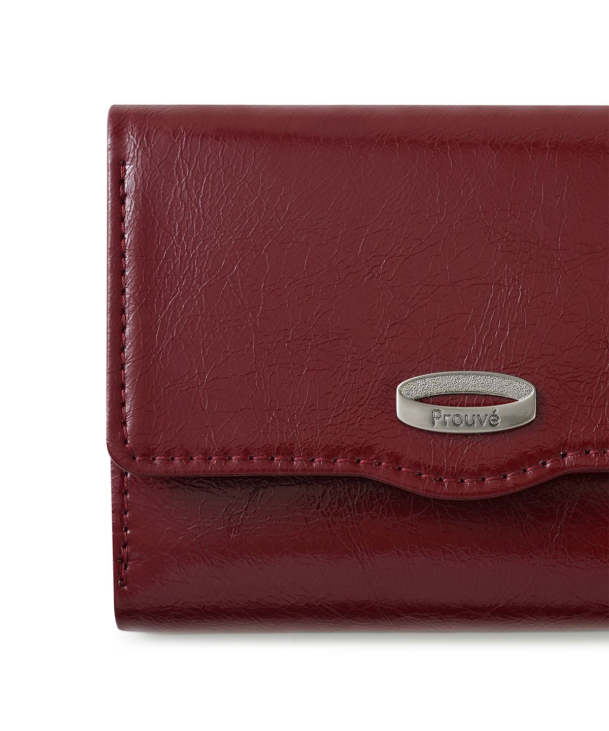 프루베(PROUVE) PR FLAP WALLET  - BURGUNDY