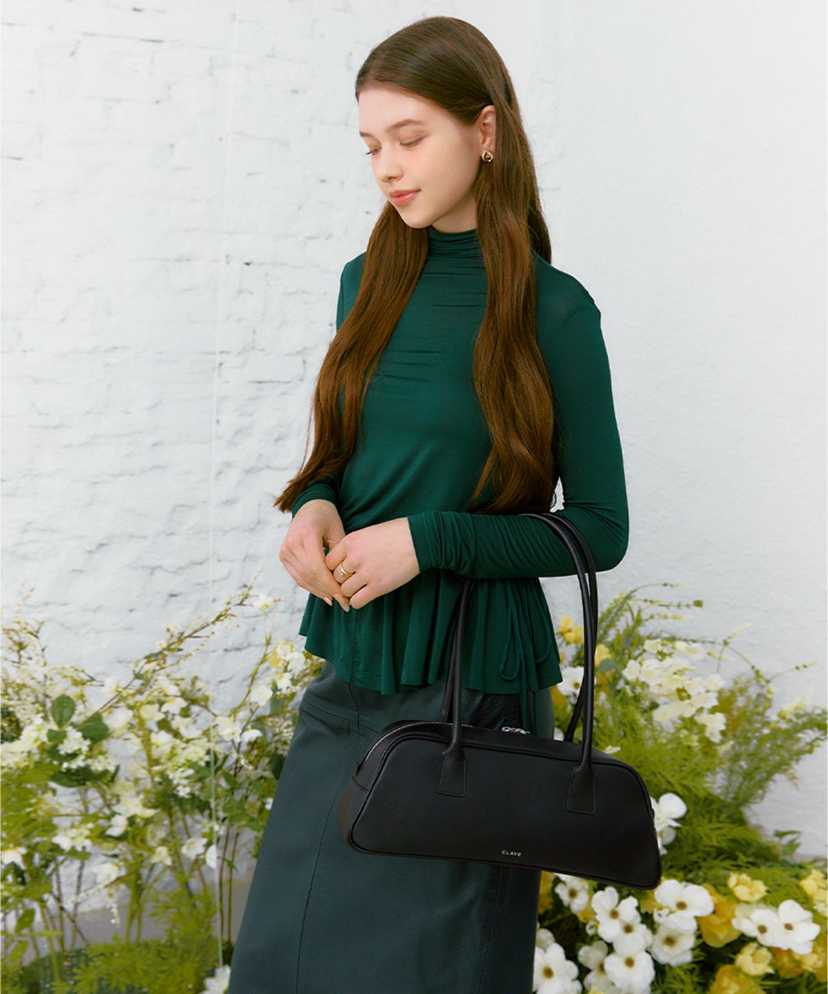 끌라베(CLAVE) 루비 블랙 숄더백 (RUBY Black Shoulder Bag)