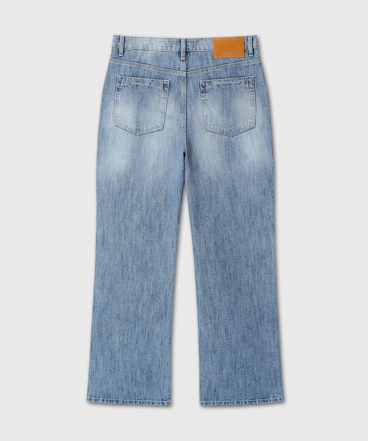 다이브인(DIVEIN) LOOSED STRAIGHT DENIM PANTS (LIGHT BLUE)