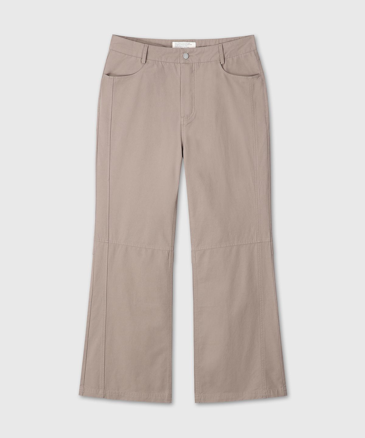 다이브인(DIVEIN) LOUNGE COTTON FLARE PANTS (BEIGE)