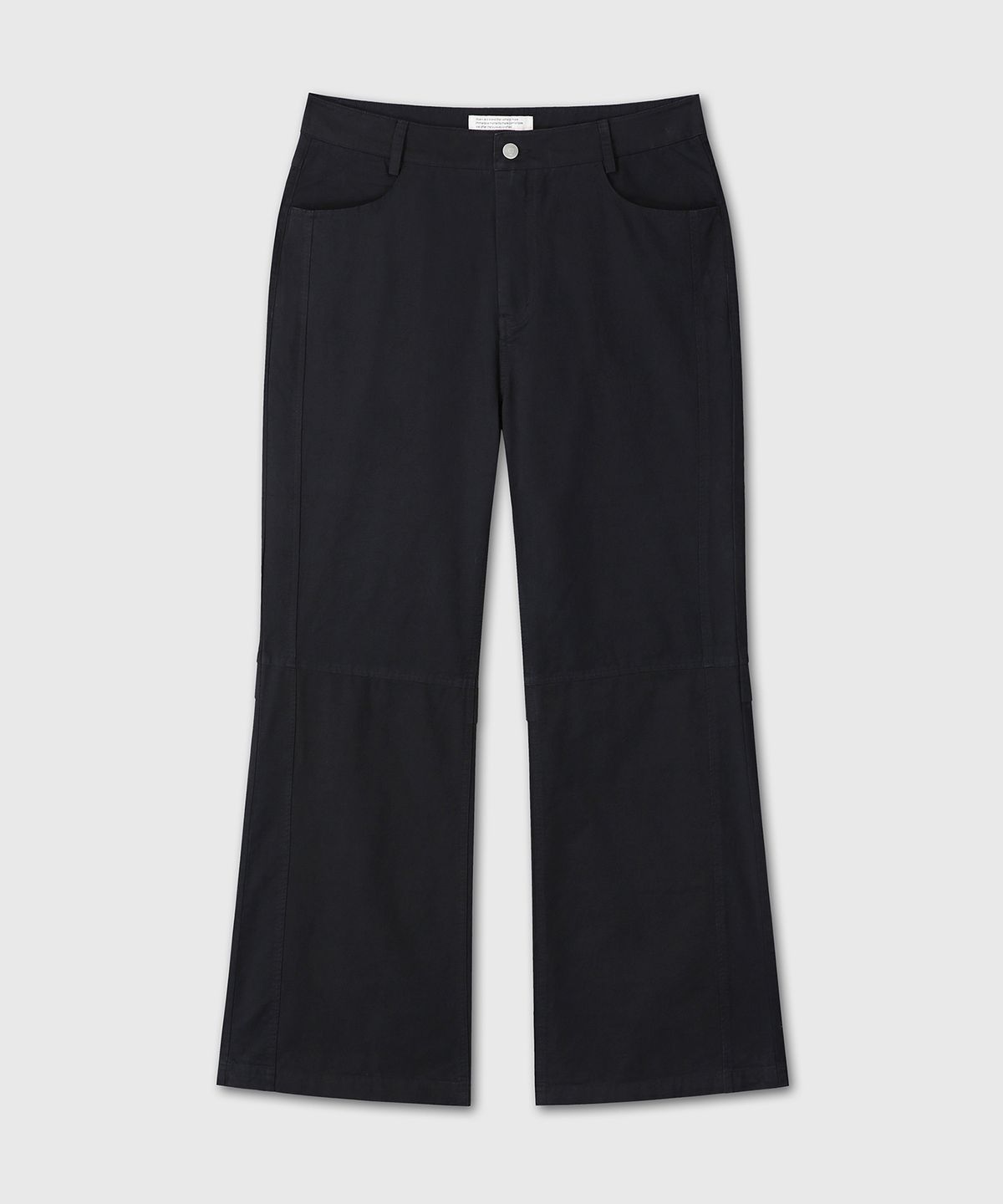 다이브인(DIVEIN) LOUNGE COTTON FLARE PANTS (BLACK)