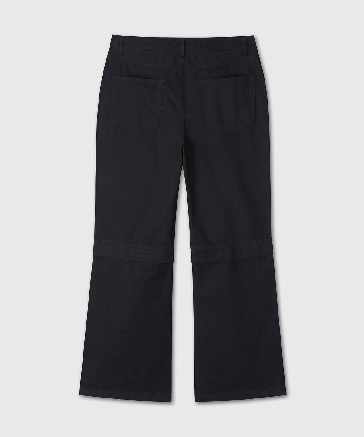 다이브인(DIVEIN) LOUNGE COTTON FLARE PANTS (BLACK)