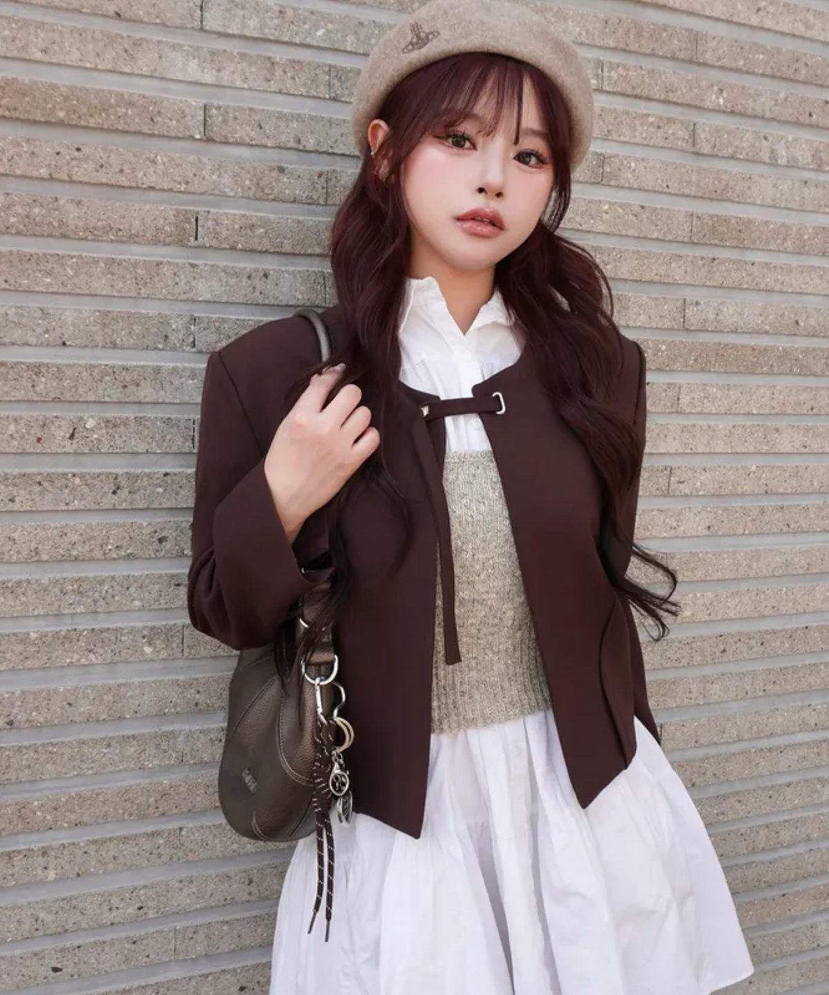 미쏘(MIXXO) 볼레로 자켓_MIWJKG321C