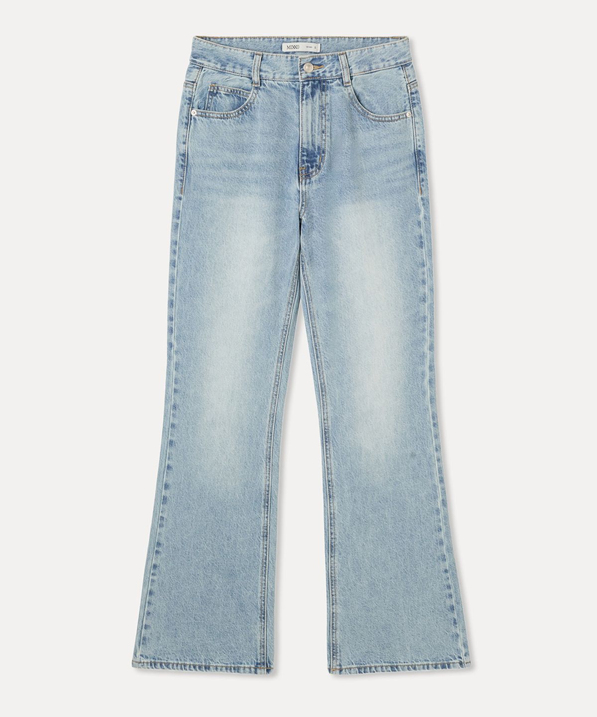미쏘(MIXXO) 세미 부츠컷 데님_MIWTJG336J