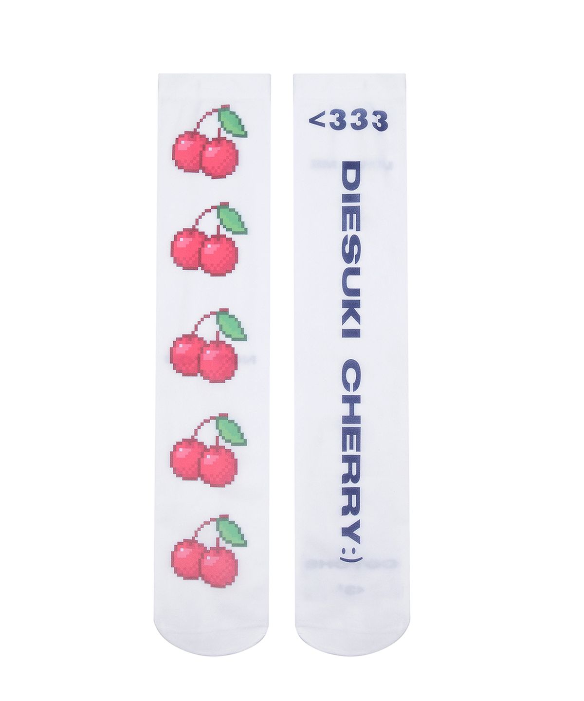 카치스(COTCHS) CHERRY KNEE SOCKS