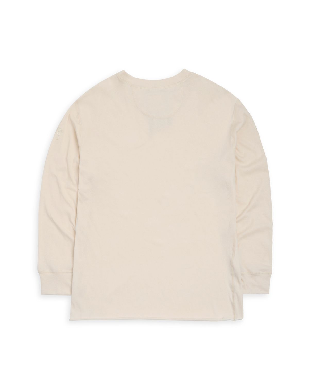 투위드(TUEWID) Tuewid “STARFISH” beaded round neck T-shirts in cream