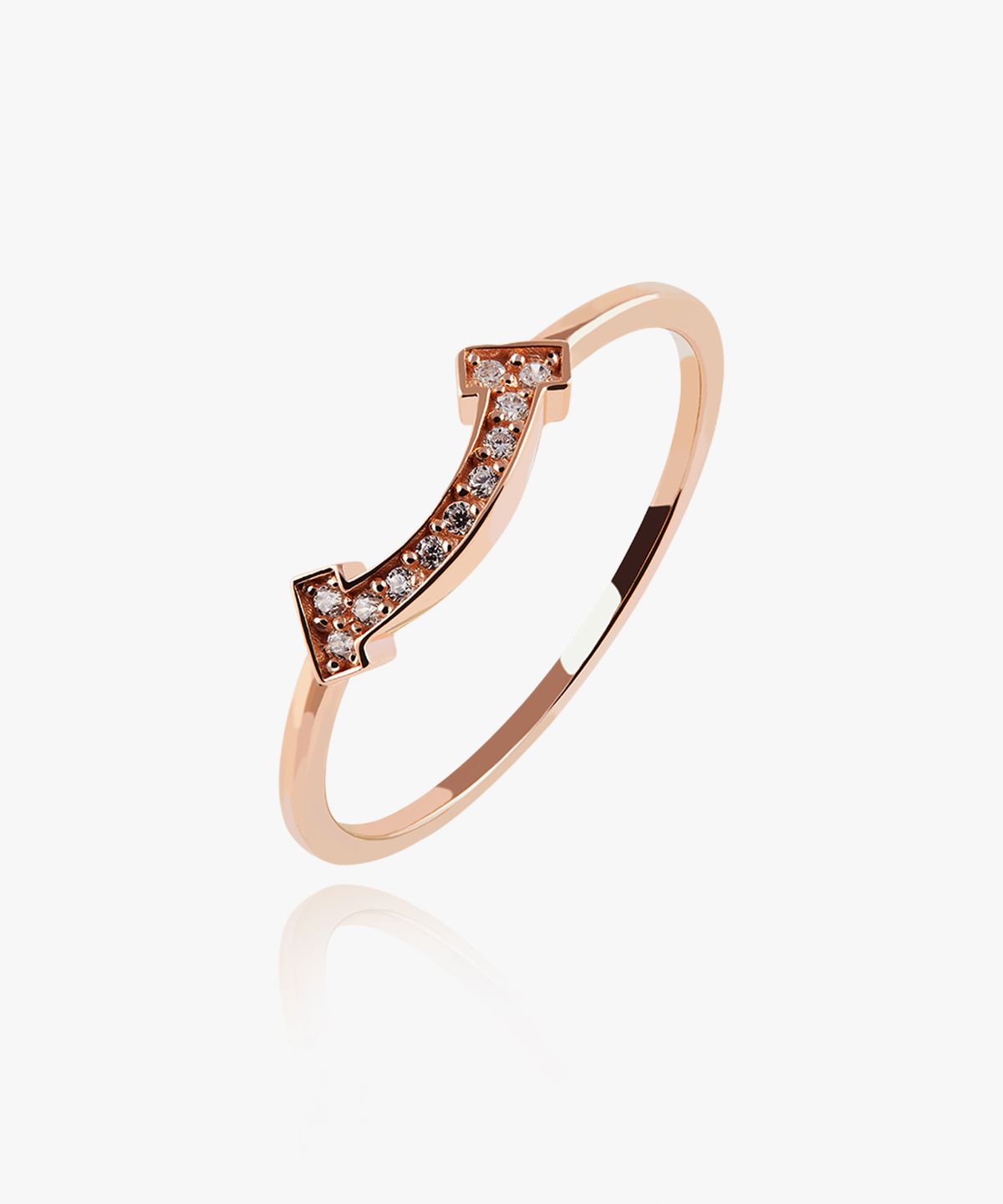 엘렌쥬얼리(HELENE JEWELRY) 14K 18K치엘로 큐빅 스틱 미스 링 금 반지