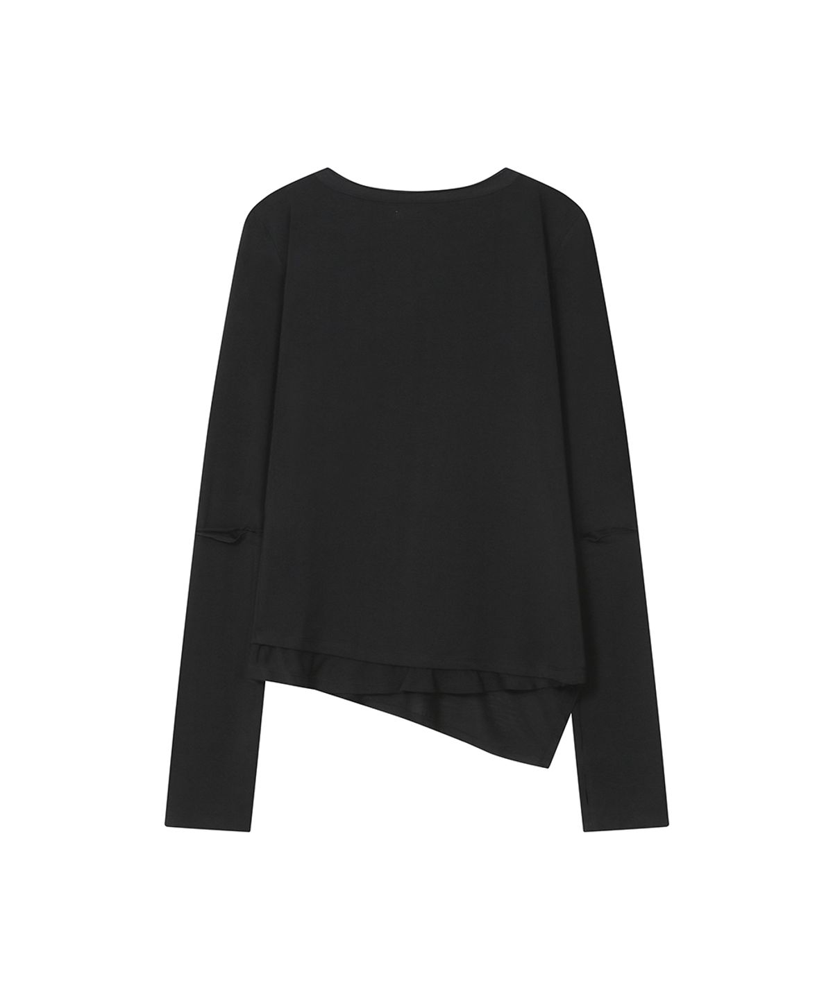 미세키서울(MISEKI SEOUL) Slash button layered long sleeve BLACK