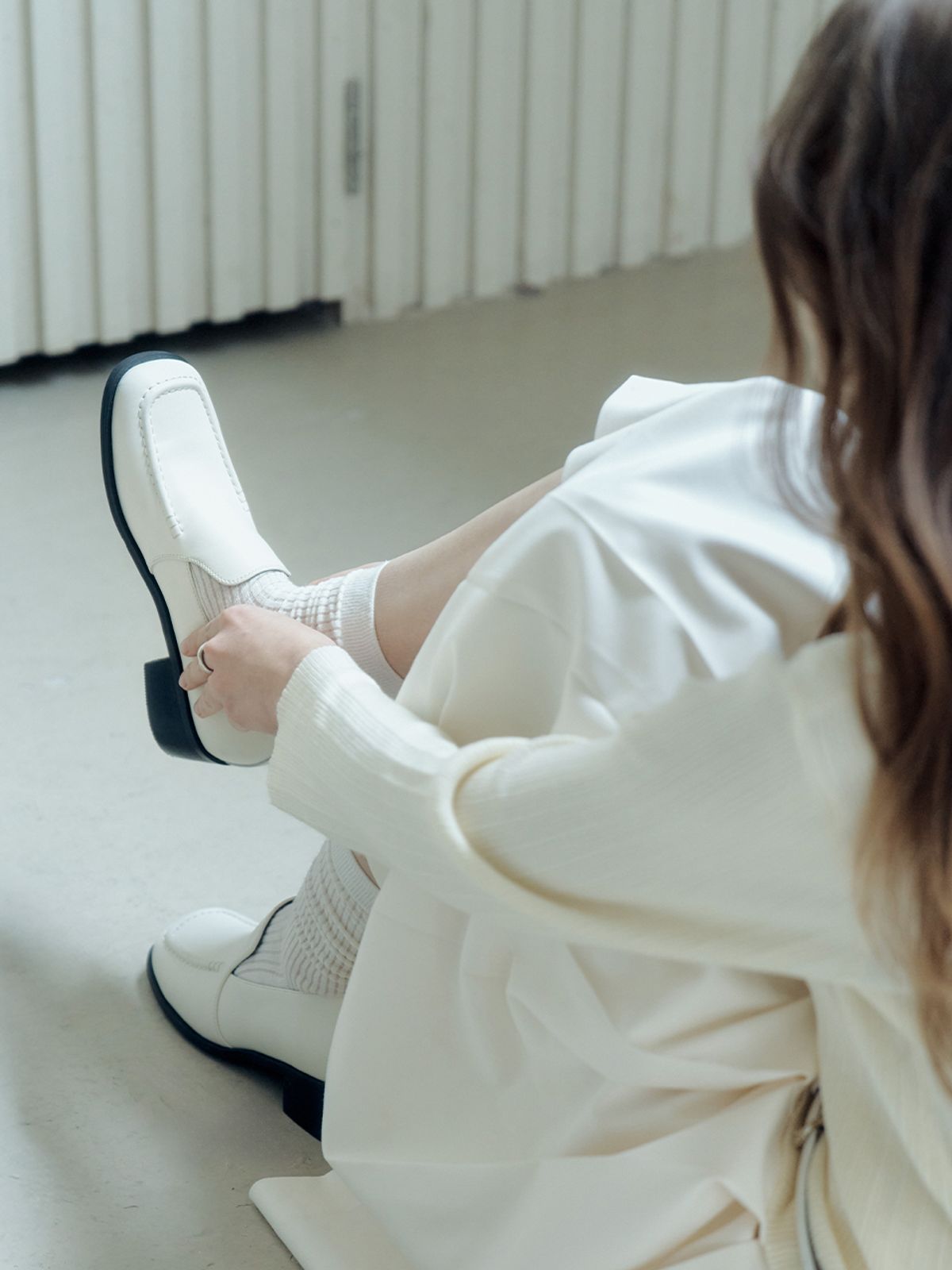 레이첼콕스(RACHEL COX) BLANC Loafers _RCC112F