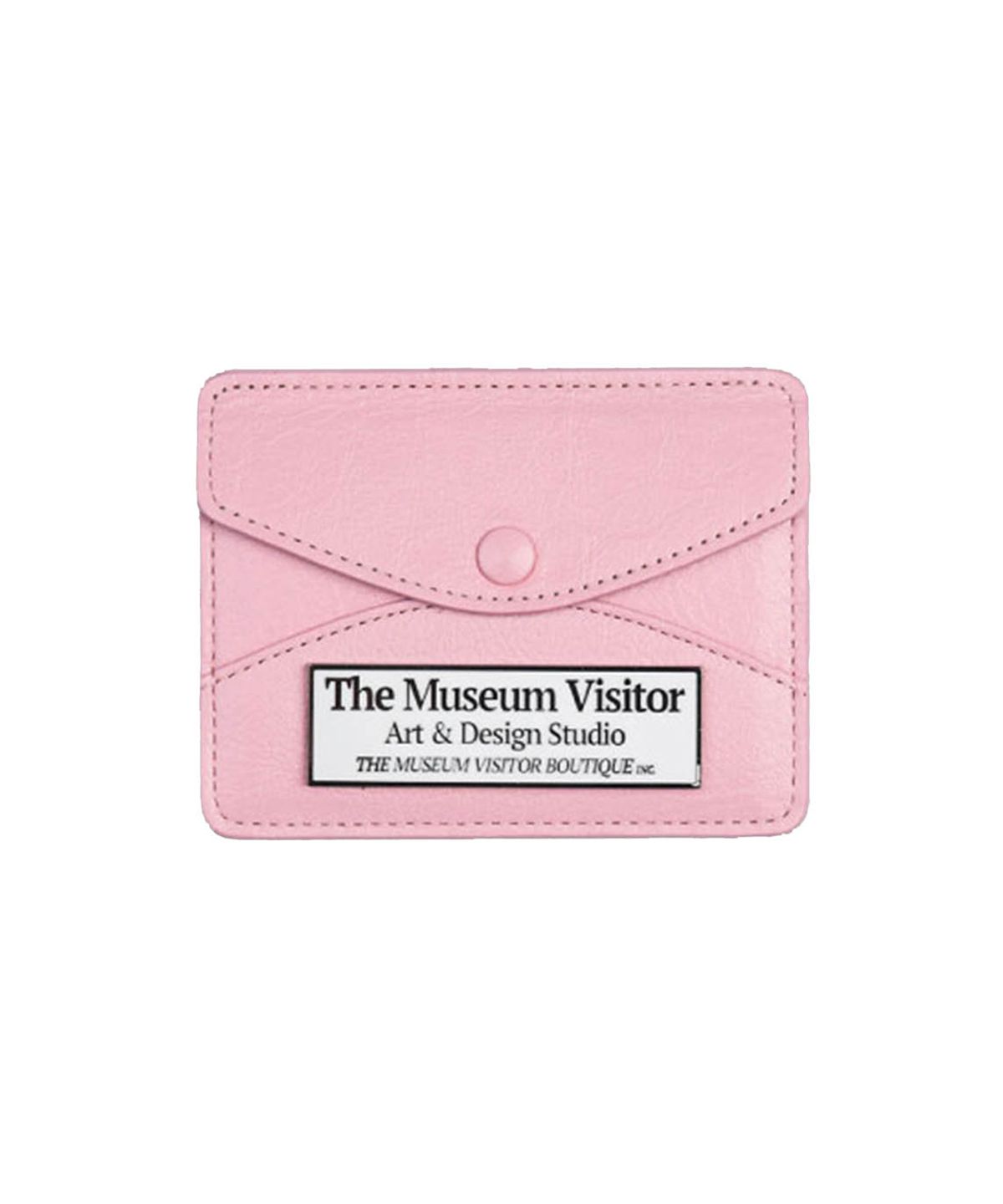 더뮤지엄비지터(THEMUSEUMVISITOR) METAL LOGO CARD WALLET (4 COLOR)