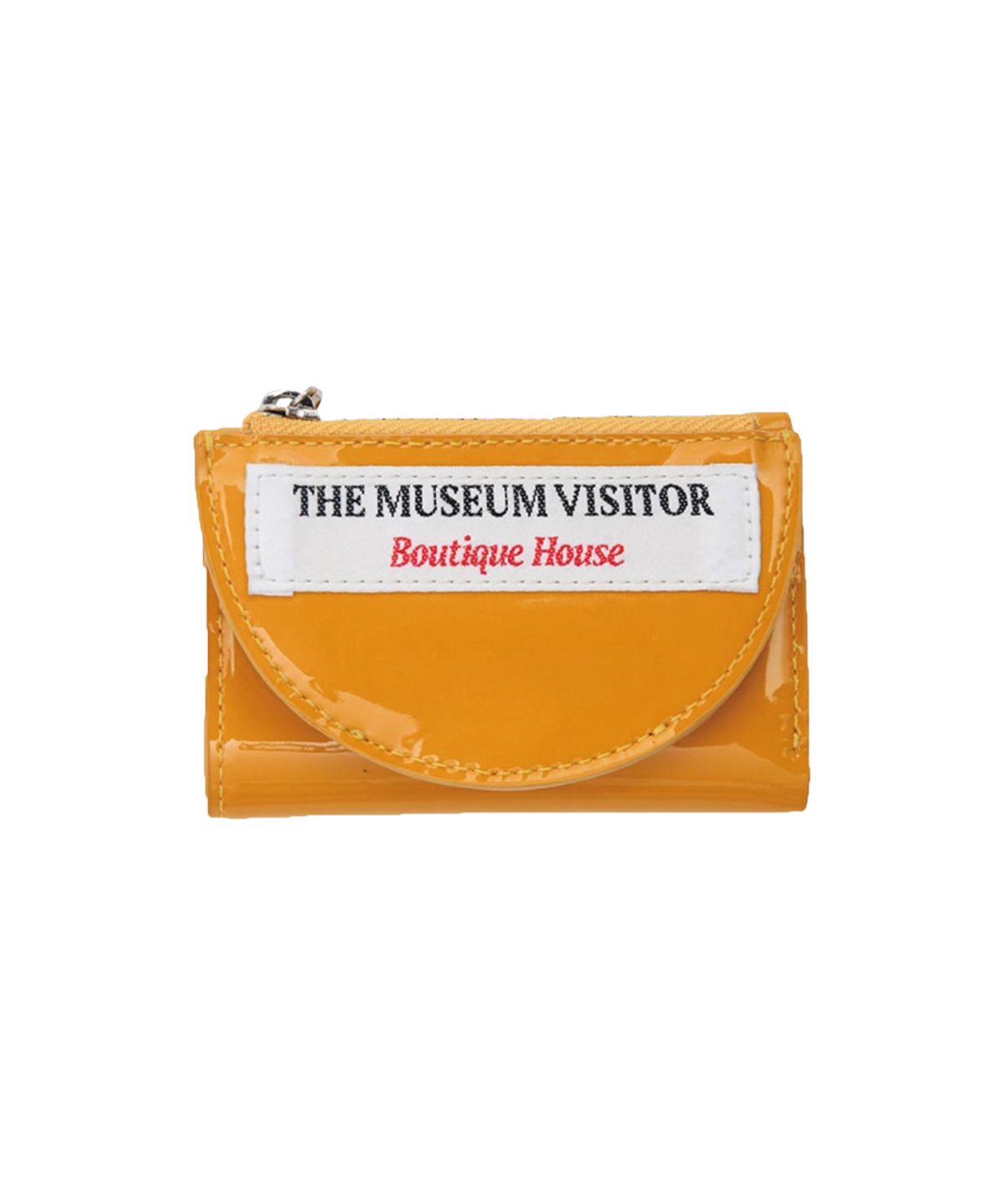 더뮤지엄비지터(THEMUSEUMVISITOR) HALF CIRCLE ENAMEL WALLET (5 COLOR)