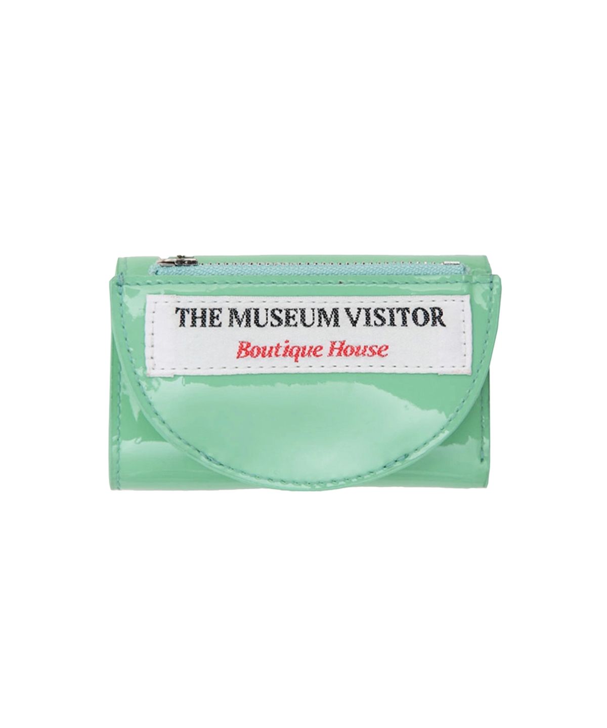 더뮤지엄비지터(THEMUSEUMVISITOR) HALF CIRCLE ENAMEL WALLET (5 COLOR)