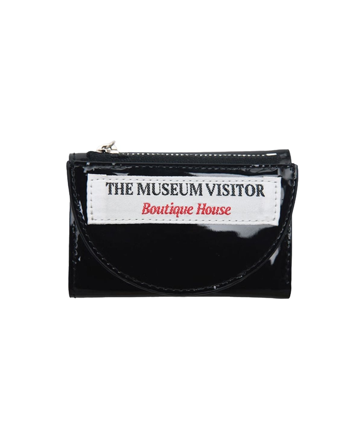 더뮤지엄비지터(THEMUSEUMVISITOR) HALF CIRCLE ENAMEL WALLET (5 COLOR)