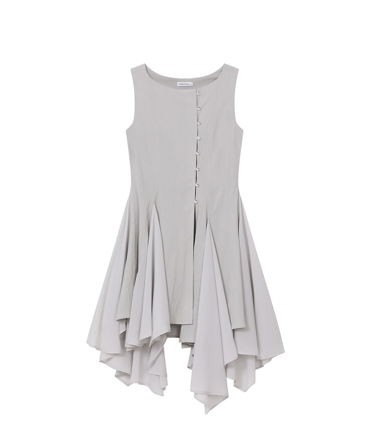 미세키서울(MISEKI SEOUL) Unbalanced flow one piece GREY