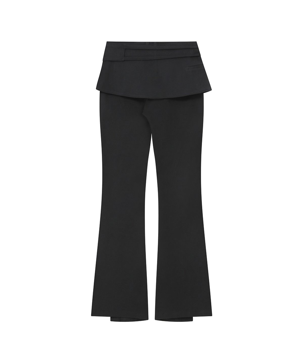 미세키서울(MISEKI SEOUL) Side shirring string mini skirt pants set BLACK