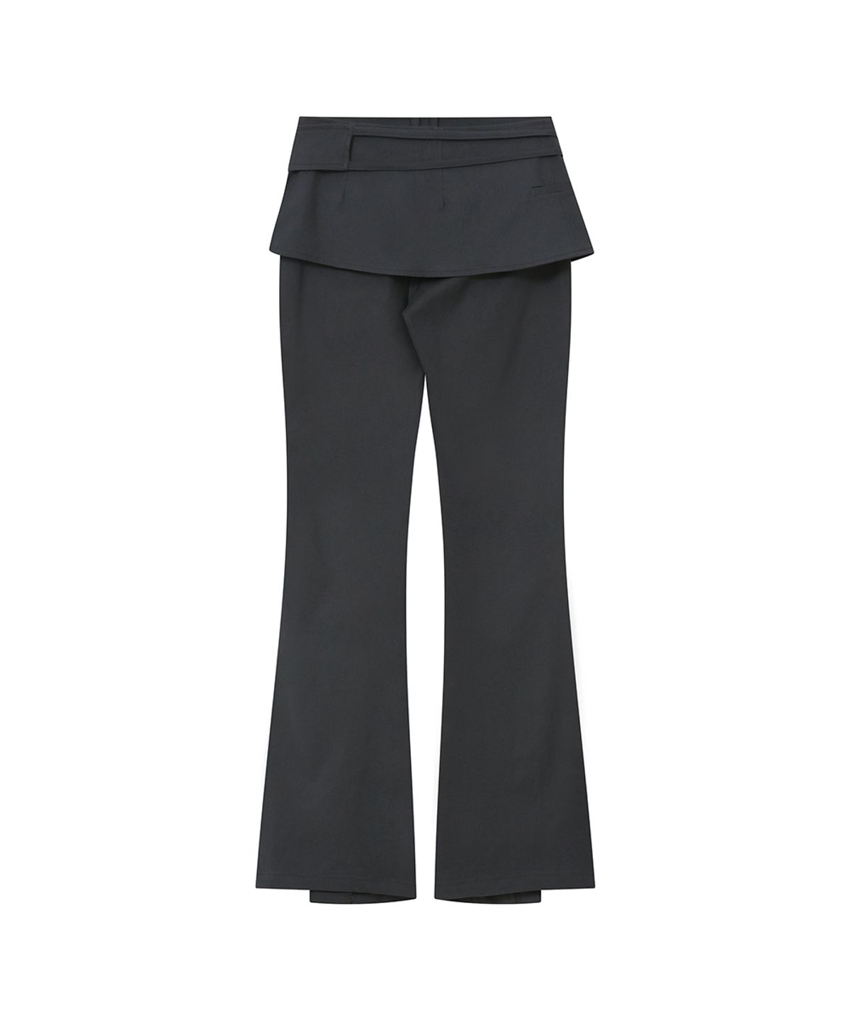미세키서울(MISEKI SEOUL) Side shirring string mini skirt pants set CHARCOAL