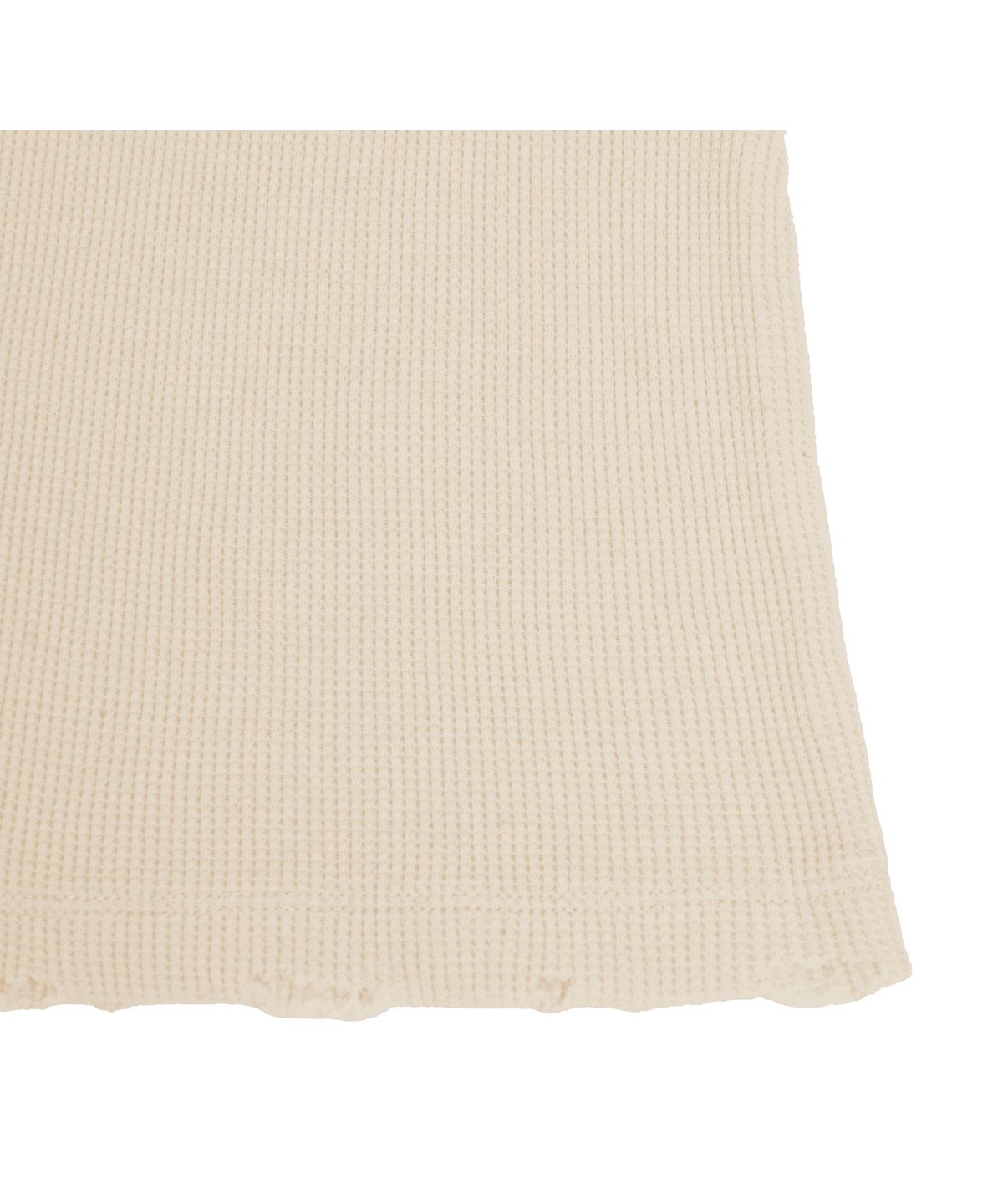 투위드(TUEWID) TUEWID CLASSIC WAFFLE KNIT HENLEY LONGSLEEVE T-SHIRT