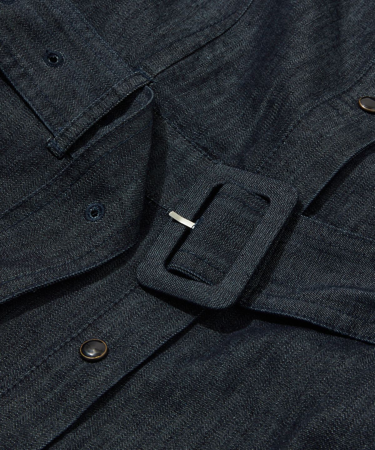 펜필드(PENFIELD) 레이저 커팅 엠브로이더리 인디고 원피스 인디고_FS1WS08F