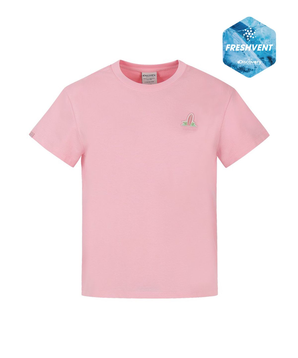 디스커버리 익스페디션(DISCOVERY EXPEDITION) 여성 프레시벤트 서프보드 반팔티셔츠 (L/PINK)