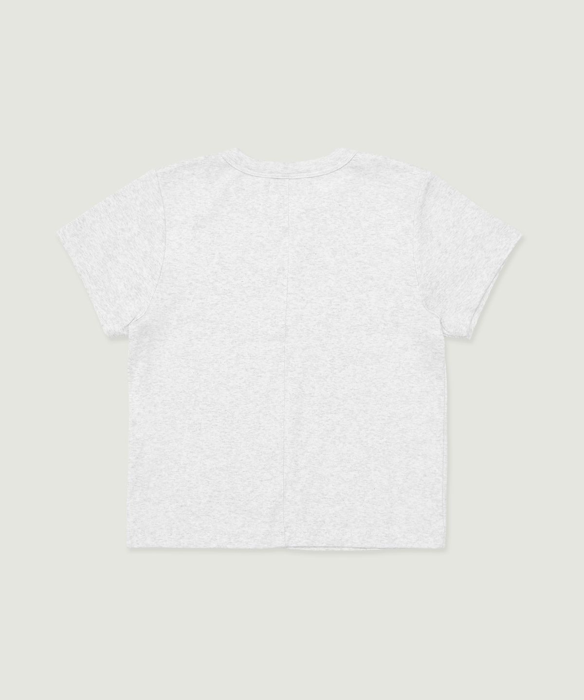 그로브(GROVE) CLEAN T-SHIRT (MELANGE GRAY)