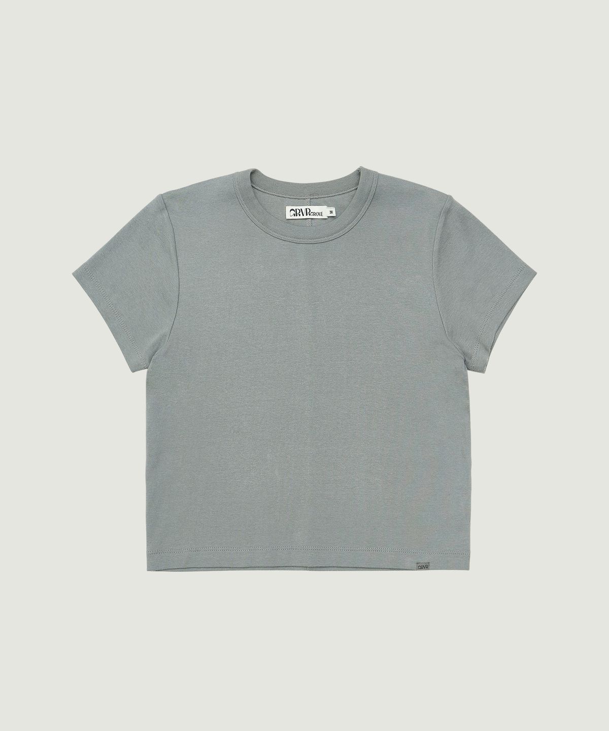 그로브(GROVE) CLEAN T-SHIRT (CHARCOAL)