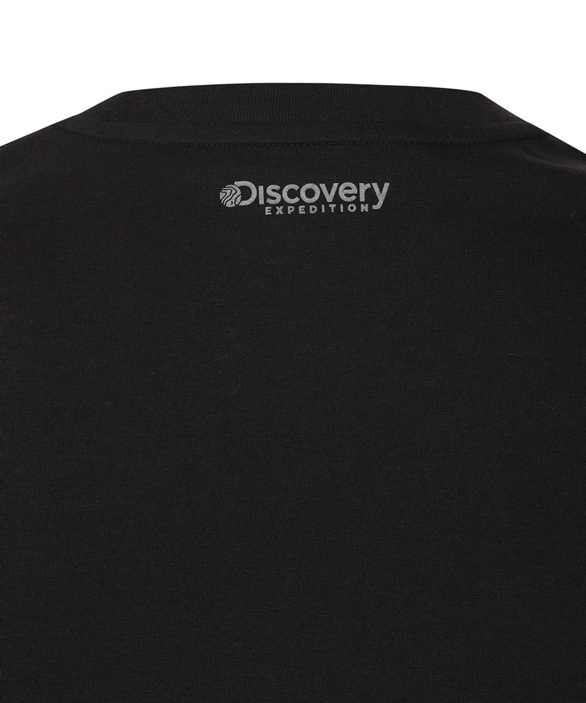 디스커버리 익스페디션(DISCOVERY EXPEDITION) 유니 프레시벤트 맵 레터링 반팔티셔츠 (BLACK)