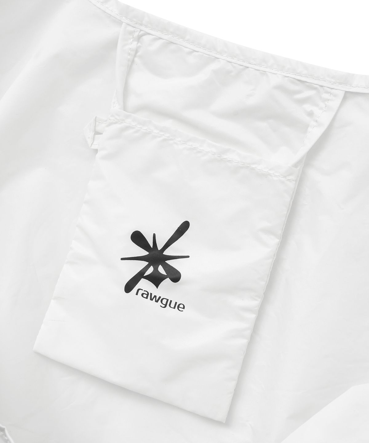 로우그(RAWGUE) 빅 로고 라이트 쇼퍼백_화이트